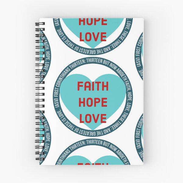 Item preview, Faith Hope Love (Blue) designed and sold by bfwilson.