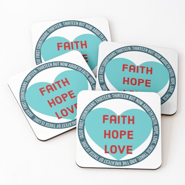 Item preview, Faith Hope Love (Blue) designed and sold by bfwilson.