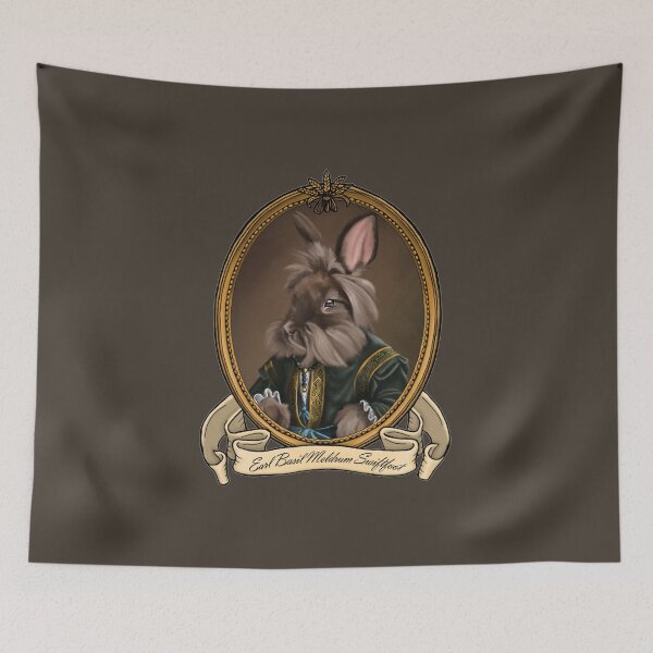 Item preview, Renaissance Pet - Earl Basil Meldrum Swiftfoot (A Lionhead Rabbit) designed and sold by JMSArt.