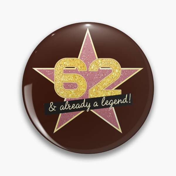 Item preview, 62nd Birthday Gifts - 62 Years old & Already a Legend designed and sold by betternotes.