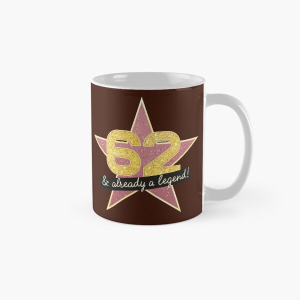 Item preview, 62nd Birthday Gifts - 62 Years old & Already a Legend designed and sold by betternotes.