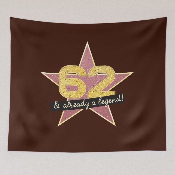 Item preview, 62nd Birthday Gifts - 62 Years old & Already a Legend designed and sold by betternotes.