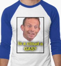 Is A Cloud A Gas? Men's Baseball ¾ T-Shirt