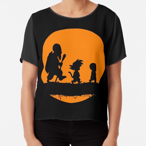 Dragon Ball - Son Goku Logo Chiffon Top