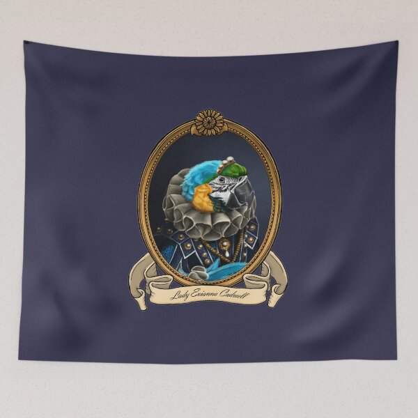 Item preview, Renaissance Bird - Lady Evianna Cadwell (A Macaw) designed and sold by JMSArt.