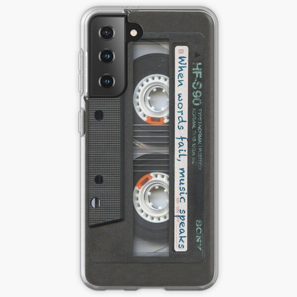 Cassette iPhone Samsung Galaxy Soft Case