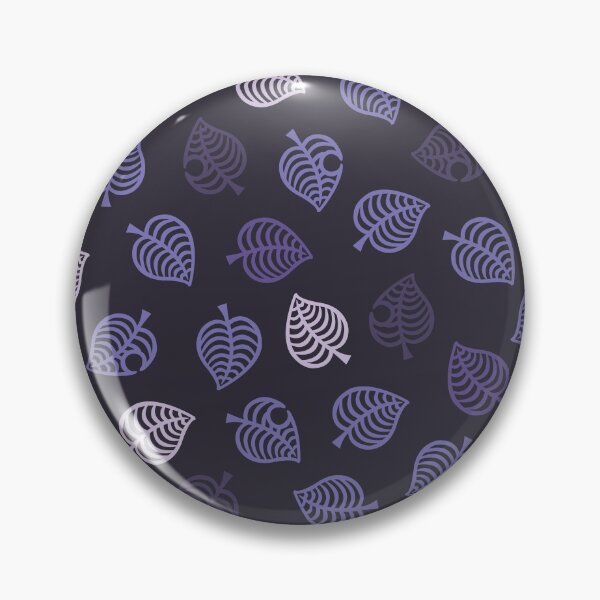 Item preview, Nook Leaf Aloha Logo - Purple/Lavender on Dark Purple  designed and sold by TheMajesticGoat.