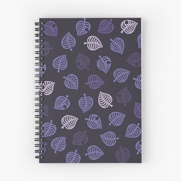 Item preview, Nook Leaf Aloha Logo - Purple/Lavender on Dark Purple  designed and sold by TheMajesticGoat.