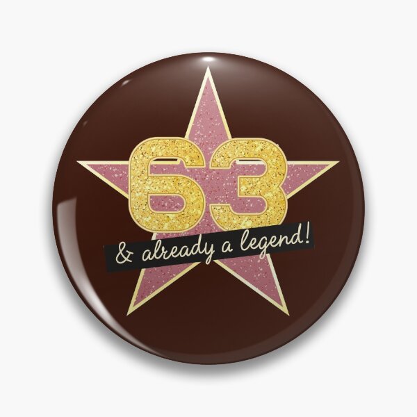 Item preview, 63rd Birthday Gifts - 63 Years old & Already a Legend designed and sold by betternotes.
