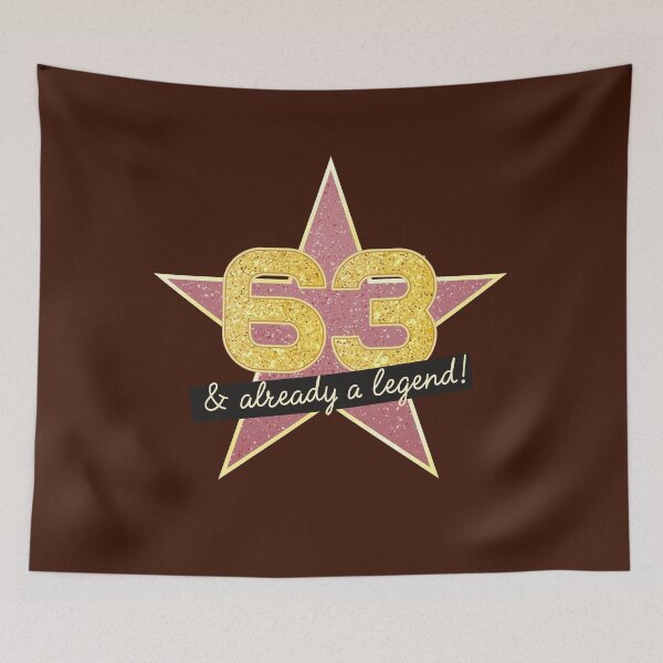 Item preview, 63rd Birthday Gifts - 63 Years old & Already a Legend designed and sold by betternotes.