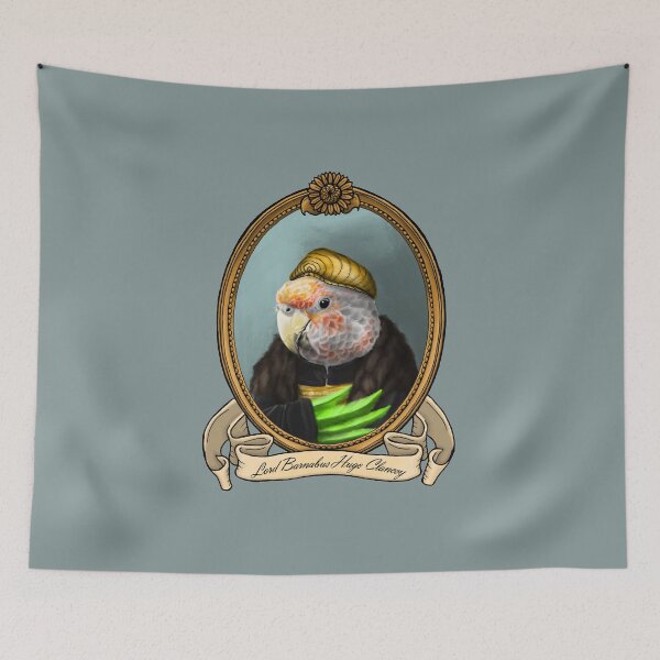 Item preview, Renaissance Bird - Lord Barnabus Hugo Clancey (A Brown-Necked Parrot) designed and sold by JMSArt.