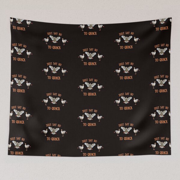 Item preview, Say No to Quack Head Funny Duck No to Drugs Duck lover designed and sold by MeatyWildman.