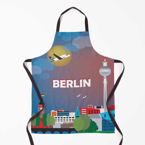 Item preview, Berlin, Germany - Skyline Illustration by Loose Petals designed and sold by LoosePetals.