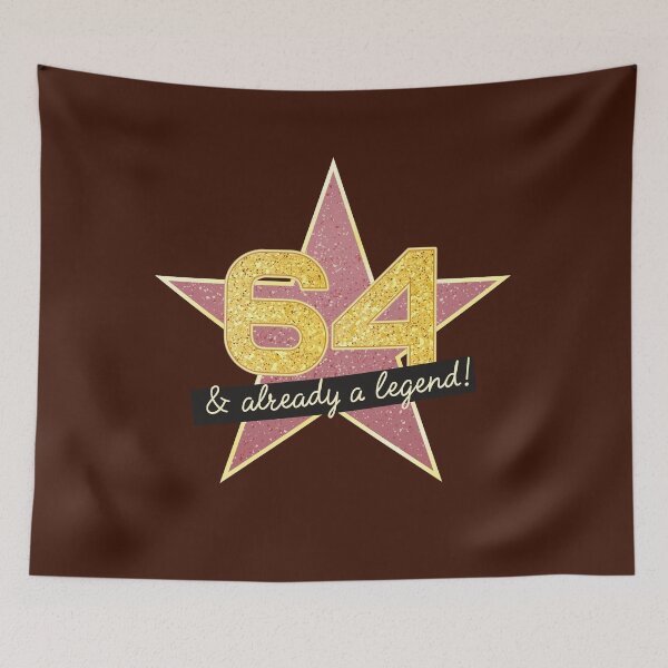 Item preview, 64th Birthday Gifts - 64 Years old & Already a Legend designed and sold by betternotes.