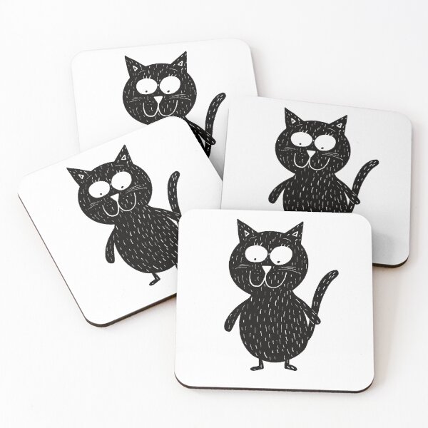 Item preview, Black and white cat nr1 designed and sold by KateCrafts.