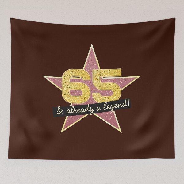 Item preview, 65th Birthday Gifts - 65 Years old & Already a Legend designed and sold by betternotes.