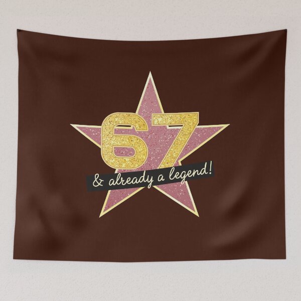 Item preview, 67th Birthday Gifts - 67 Years old & Already a Legend designed and sold by betternotes.