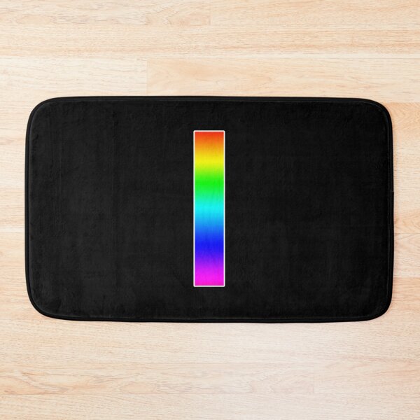 Item preview, The Letter I - Monogram in Rainbow Gradient designed and sold by Bumblefuzzies.