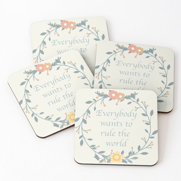 Item preview, "everybody wants to rule the world" designed and sold by Feel-GoodPrints.