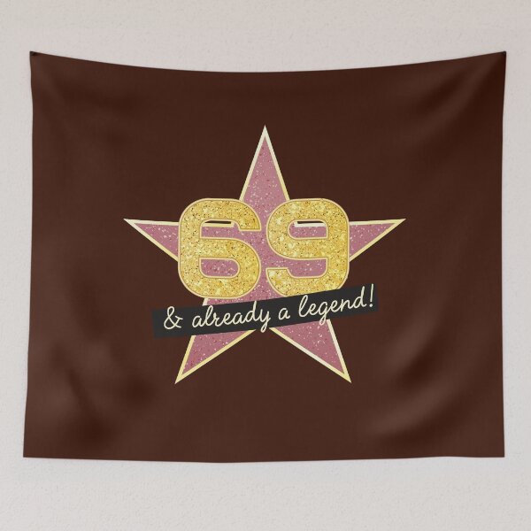 Item preview, 69th Birthday Gifts - 69 Years old & Already a Legend designed and sold by betternotes.