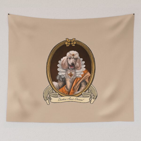 Item preview, Renaissance Dog - Duchess Anaïs Durand (A Poodle) designed and sold by JMSArt.