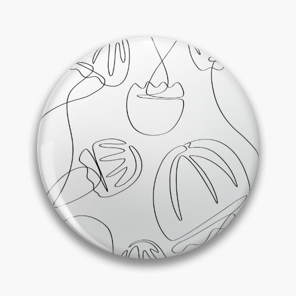 Item preview, Jellyfish One line Abstract designed and sold by Tinteria.