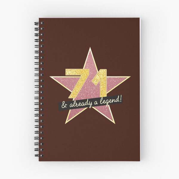 Item preview, 71st Birthday Gifts - 71 Years old & Already a Legend designed and sold by betternotes.