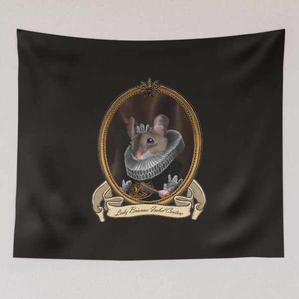 Item preview, Renaissance Pet - Lady Brionna Isabel Couture (A Mouse) designed and sold by JMSArt.