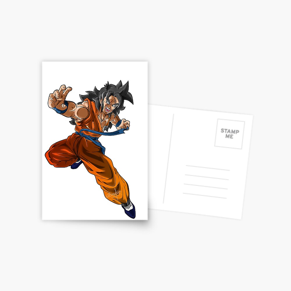 Dragon ball Legends Shallot ssj God by Bessalius Postcard by Bessalius