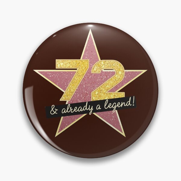 Item preview, 72nd Birthday Gifts - 72 Years old & Already a Legend designed and sold by betternotes.
