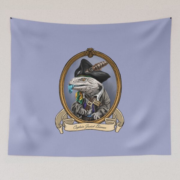 Item preview, Renaissance Lizard - Captain Josiah Bisman (A Blue-tongued Skink) designed and sold by JMSArt.