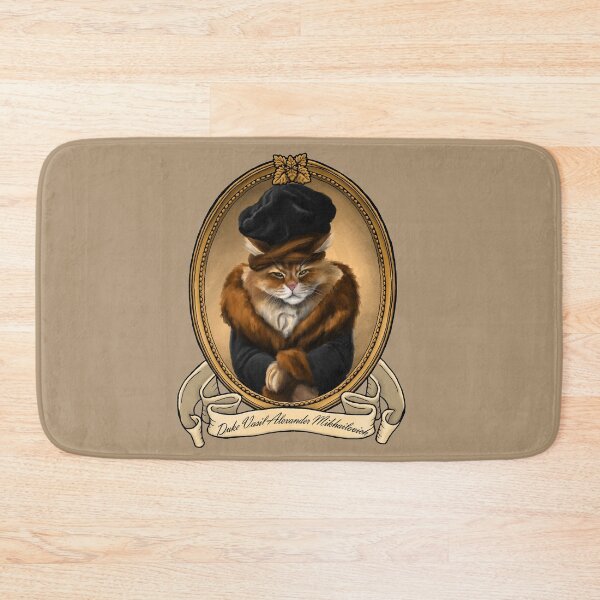 Item preview, Renaissance Cat - Duke Vasil Alexander Mikhailovich (A Siberian Cat) designed and sold by JMSArt.