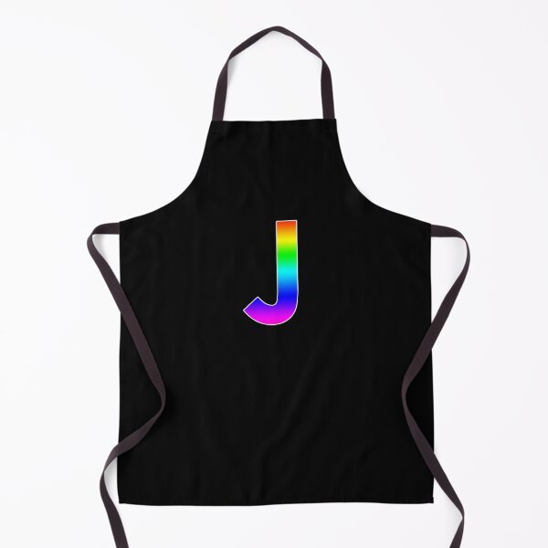 Item preview, The Letter J - Monogram in Rainbow Gradient designed and sold by Bumblefuzzies.