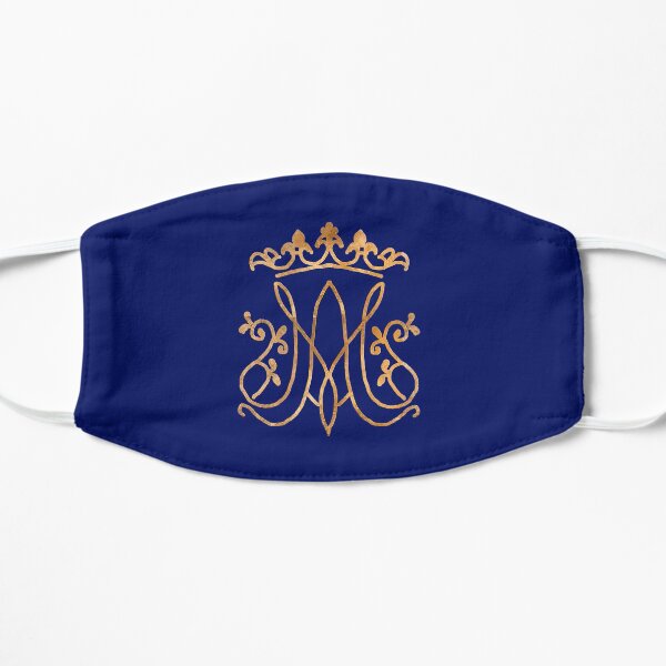 Ave Maria monogram Flat Mask