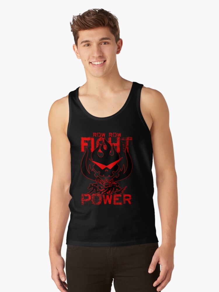 Thumbnail 1 of 3, Tank Top, Row Row FIGHT the POWER designed and sold by xAmalie.
