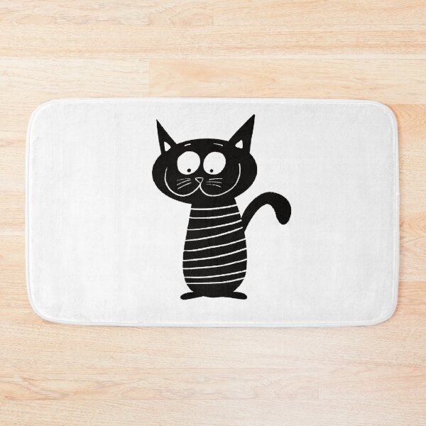 Item preview, Black and white cat nr2 designed and sold by KateCrafts.