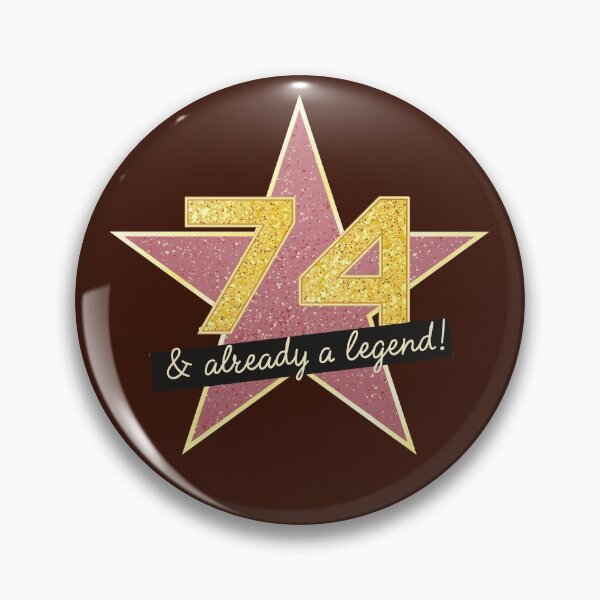 Item preview, 74th Birthday Gifts - 74 Years old & Already a Legend designed and sold by betternotes.