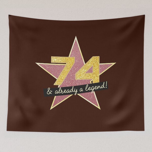 Item preview, 74th Birthday Gifts - 74 Years old & Already a Legend designed and sold by betternotes.