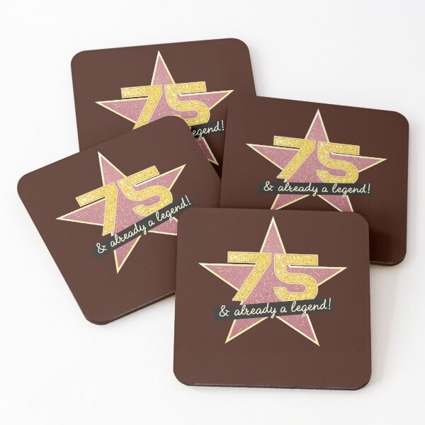 Item preview, 75th Birthday Gifts - 75 Years old & Already a Legend designed and sold by betternotes.