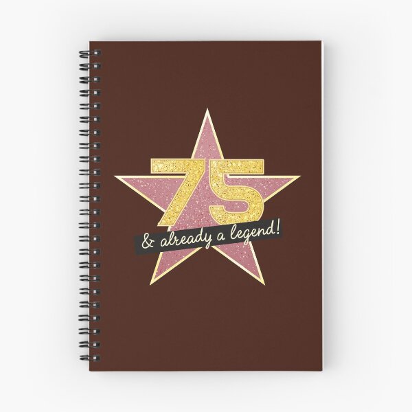 Item preview, 75th Birthday Gifts - 75 Years old & Already a Legend designed and sold by betternotes.