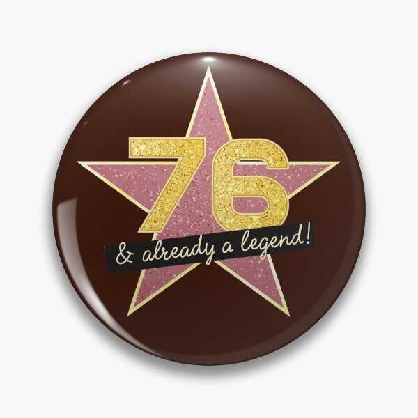 Item preview, 76th Birthday Gifts - 76 Years old & Already a Legend designed and sold by betternotes.