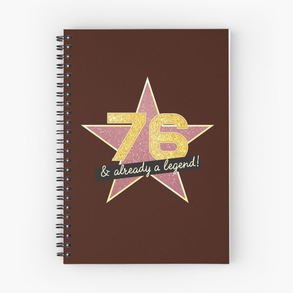 Item preview, 76th Birthday Gifts - 76 Years old & Already a Legend designed and sold by betternotes.