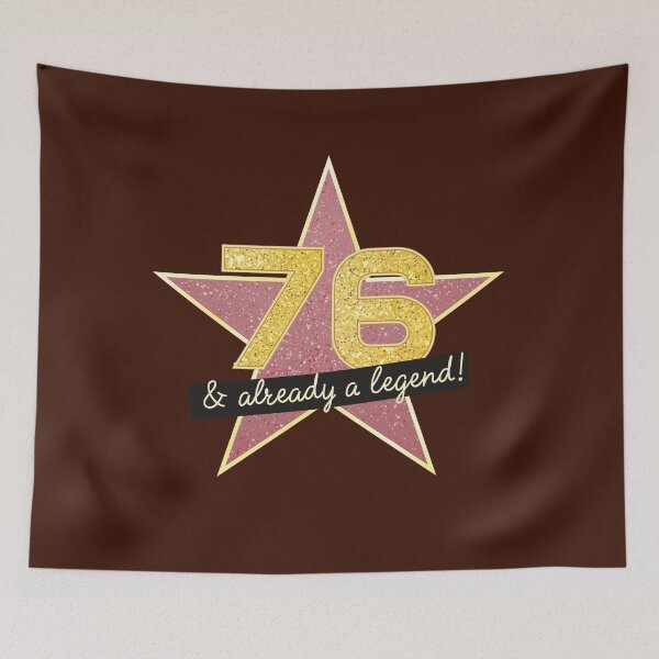 Item preview, 76th Birthday Gifts - 76 Years old & Already a Legend designed and sold by betternotes.