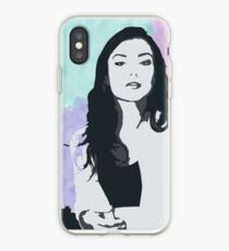 Natasha Negovanlis Watercolour Background iPhone Case