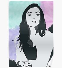 Natasha Negovanlis Watercolour Background Poster
