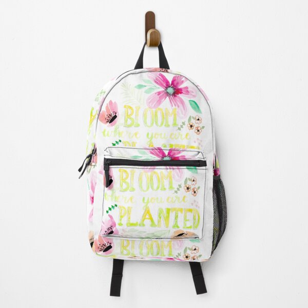 Item preview, Bloom where you are planted Watercolor Typography designed and sold by Harpley Design Studio.