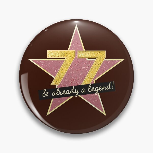 Item preview, 77th Birthday Gifts - 77 Years old & Already a Legend designed and sold by betternotes.