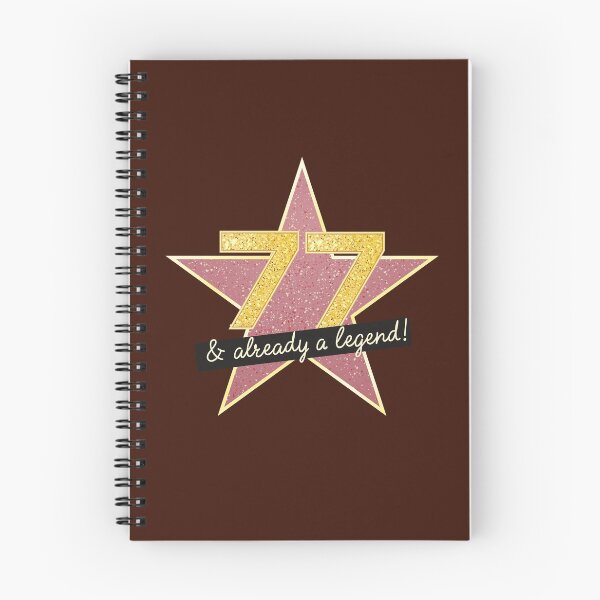 Item preview, 77th Birthday Gifts - 77 Years old & Already a Legend designed and sold by betternotes.