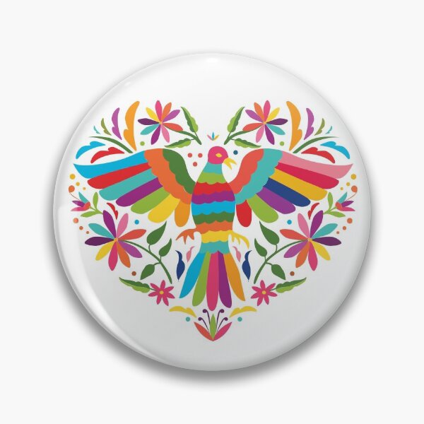 Item preview, Mexican Otomí Heart Design designed and sold by Akbaly.