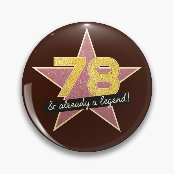 Item preview, 78th Birthday Gifts - 78 Years old & Already a Legend designed and sold by betternotes.